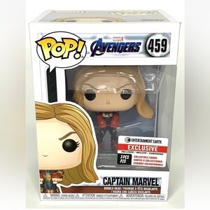 FUNKO Pop Captain Marvel #459 Entertainment Earth Exclusive Action Figure Toy